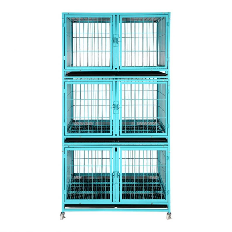 Hot selling accept customized metal kennel Metal pet dog animal cage for sale