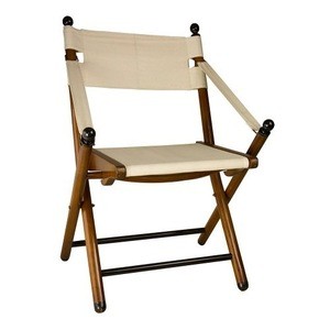 hot selling bamboo director chiavari chair folding fabric seat dining restaurant cafe gaming office lounge leisure chair