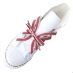 Hot Selling Colors Available Printed Shoelaces Multi Color Flat Shoe Laces Unisex 120 CM