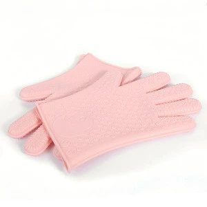 Hot Selling Heat Resistant Silicone BBQ Grill Set Oven Gloves BBQ Glove Set Meat Claws Silicone Glove