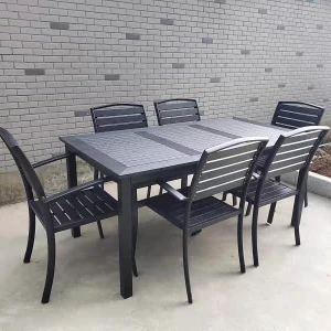 Hot Selling Popular Cheap Wholesale Wood Metal Dining Furniture Patio Garden Sets Outdoor Chairs