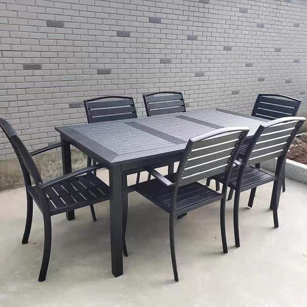 Hot Selling Popular Cheap Wholesale Wood Metal Dining Furniture Patio Garden Sets Outdoor Chairs