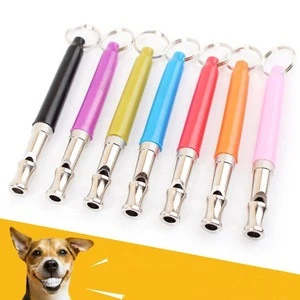 Hot Selling Professional Fashion Adjustable Sound UltraSonic Pet Dog Training Whistle with Lanyard