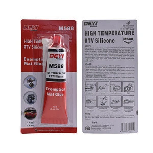 hot selling red 85g automobiles gasket maker RTV silicon sealant
