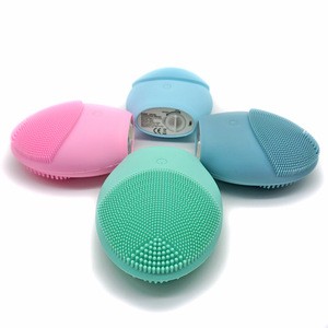 Hot Selling Sonic Facial Cleansing Brush Silicone Face Scrubber
