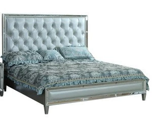 Hotel furniture romantic vintage style wooden bed designs Queen Size Bed room furniture bed room furniture bedroom set