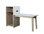 Hotel Modern White Reception Desk Welcome Center With Desk-Left For Guestroom