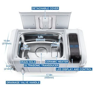 Household ABS Automatic Dental Ultrasonic Cleaner