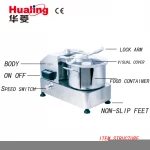 Hualing Stainless Steel Fruit Vegetable Cutting Machine Electric Food Cutting Machine