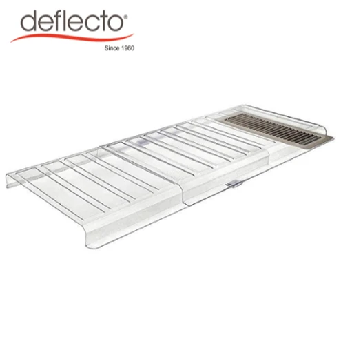 HVAC System Parts Furniture Deflector Air Vent Extender Up to 11&quot; Wide Clear Air Deflector