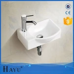 HY-3083L New develop bathroom wall hung small hand wash basin