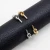 Import HY214 Huilin Jewelry European & American Minimalist Style Wristband Bangle Handmade Adjustable Opening Double Knot Bracelet from China