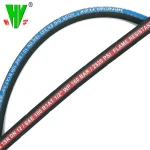 Hydraulic rubber hoses braided rubber flexible fireproof hydraulic hose R1AT