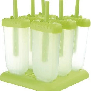 Ice Popsicle Molds Maker Reusable Ice Pop Molds with Tray