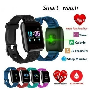 ID116 Plus 1.3 inch Touch Screen Smart Bracelet Sports Watch Heart Rate Monitor Pedometer with Fitness Tracker