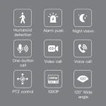 Ikevision 3MP Conference Call Camera video Conference System AI Smart Video Calling Wifi Camera with 2.8inch Screen