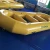 Import In stock holiday water equipment river rowing inflatable yellow orange water boat kayak fishing from China