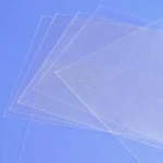 In Stock Transparent PVC 0.4mm plastic sheet