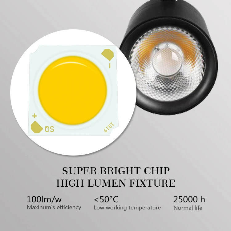 Indoor Commercial Aluminum Housing Surface Led Magnetic Track Light