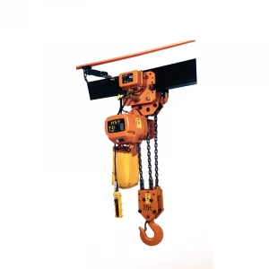 Industrial lifting equipment factory price electric 3 ton chain hoist with electric trolly