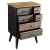 Import Industrial Living Room Furniture Cabinet Carved Four Drawer Two Chest Cabinet Night Stand Cabinet from India