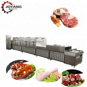 Industrial Tunnel 30kw Microwave Degreasing Machine For Meat Products