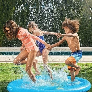 Inflatable Splash Pad Sprinkler for Kids Toddlers, Kiddie Baby Pool, Outdoor Games Water Mat Toys