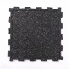 Interlocking recycled rubber gym flooring