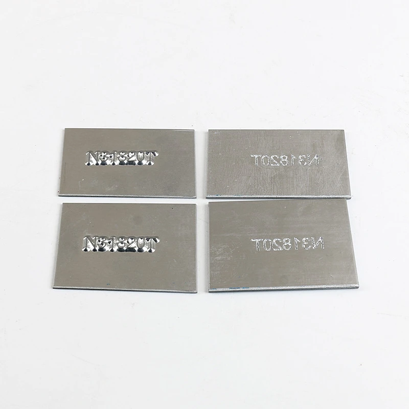 Invitation Version Letter Press Plate Three-dimensional Hot Stamping Embossed Magnesium Business Punching Mold Household Product