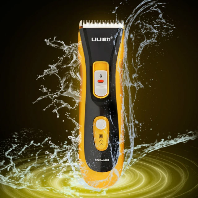 IPX7 waterproof salon home personal baby men low noise hair trimmer