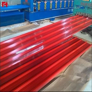 iron steel price of 24 gauge color coated metal corrugated roofing sheet sizes in kerala