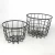 Import Iron Wire Storage Basket with Cotton Bag Storage Holder Storage Box Organizer from China
