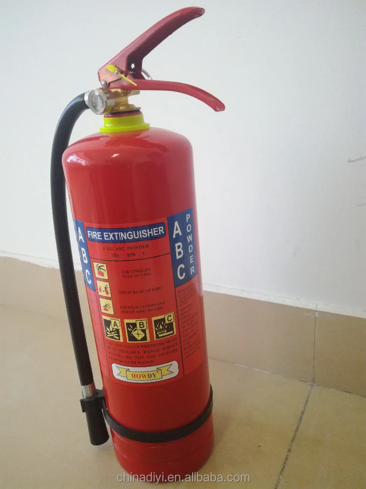 ISO9001 12kg ABC dry powder fire extinguisher portable fire fighting equipment with Nigeria soncap