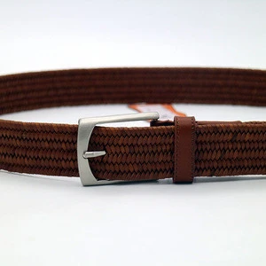 J52623 Genuine Leather Webbing Belt for men leather