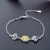 Import Japan and South Korea fashion accessories s925 silver crystal bracelet female creative personality jewelry wholesale bracelet from China
