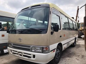 Japan toyotA coaster bus, used 29 30 seats diesel bus with 15B engine