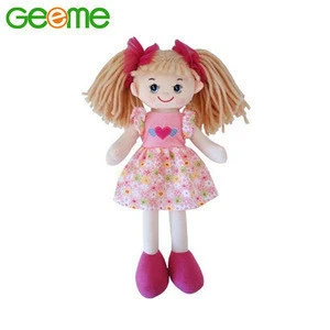 JM9053 Soft Plush Toy Girl Rag Doll