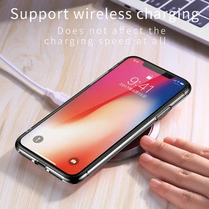 Joyroom mobile accessories 2018 for iphone X clear tpu brand glass phone case