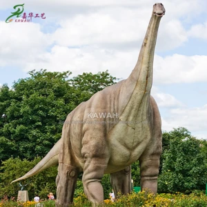 Jurassic Park Giant Dinosaurs Ruyangosaurus Animatronic Model for Amusement Park Equipments