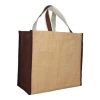 Jute Shopping Bag Custom Design New Arrival Customized Wholesale Premium Quality Nature Jute Shopping Bag Burlap  Eco Friendly