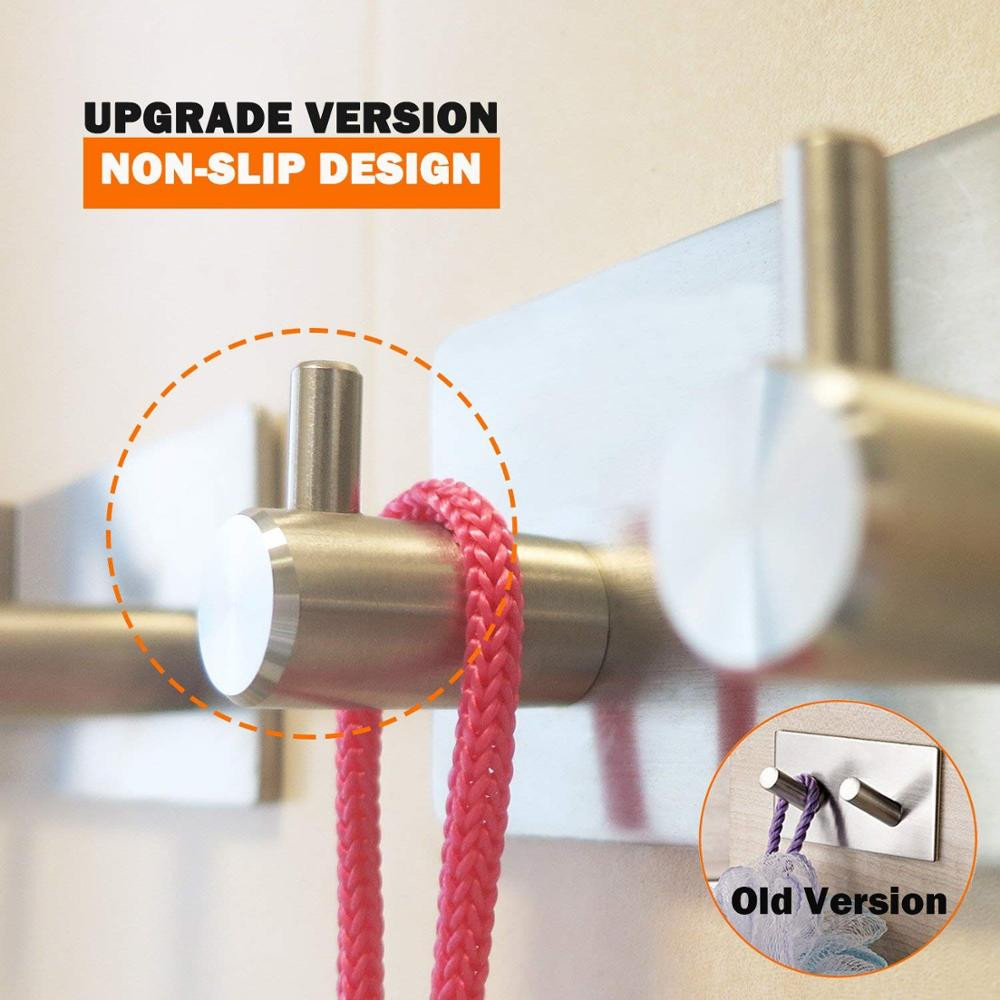 Buy Key Hooks And Hanger, 3m Self Adhesive Stainless Steel Heavy Duty ...