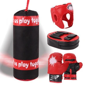 Kids Sandbags Boxing Set with Gloves Funny Toys