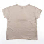Kids Top Clothes Brands Girls Plain T-shirt with Sequin