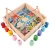 Import Kids Wooden Magnetic beaded Fishing Games Toy 3D Fish Baby Educational Toys Outdoor Boys Girl Gifts from China