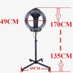 Kisen salon professional equipment standing type Infrared hair dryer machine hair steamer