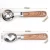 Import Kitchen Gadgets Solid Wood Grip Stainless Steel Ice Cream Scoop with or Without Easy Trigger from China