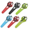 kitchen scissors magnetic cover 2 cr13 pp rubber material,separable multifunctional scissors with magnetic holder