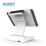 KUNST New 15 Inch Capacitive Touch Screen Cash Register With 80mm Printer Single Screen All In One Android POS System