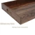 Import Large dark walnut wooden ottoman serving tray with handle from China