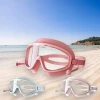 Large Frame Glass Single Lens Silicone Nose Adult No Leaking Anti Fog Swim Goggles Swimming Glasses Swimming Goggles